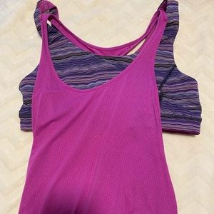 lulu tank w/ built in bra